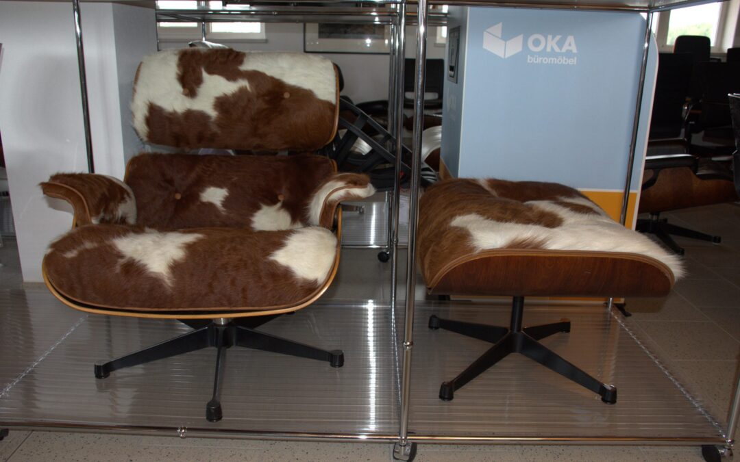 Charles Eames Lounge Chair – 1970 – Sondereditiion „Kuhfell“ #6