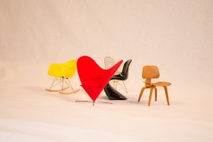 Vitra Panton Chair Plywood Side Chair Plastic Chair Fiberglas Chair Heart Cone Chair