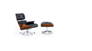 Charles & Ray Eames Lounge Chair mit Ottoman