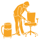 Bürostuhl Reinigung T-Chair Monteur Wagenhuber GmbH